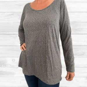LuLaRoe Lynnae Grey Tunic Top